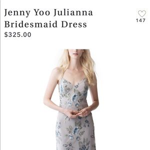 Jenny Yoo Floral Formal Dress